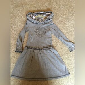 Mignone Cotton Hoodie Sweatshirt Dress